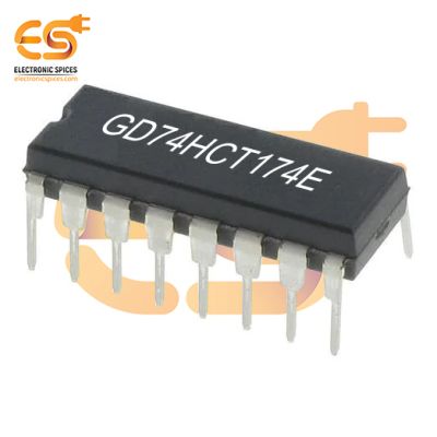 GD74HCT174E Flip Flop 1-Element D-Type 6-Bit Logic IC Positive Edge 16-PDIP